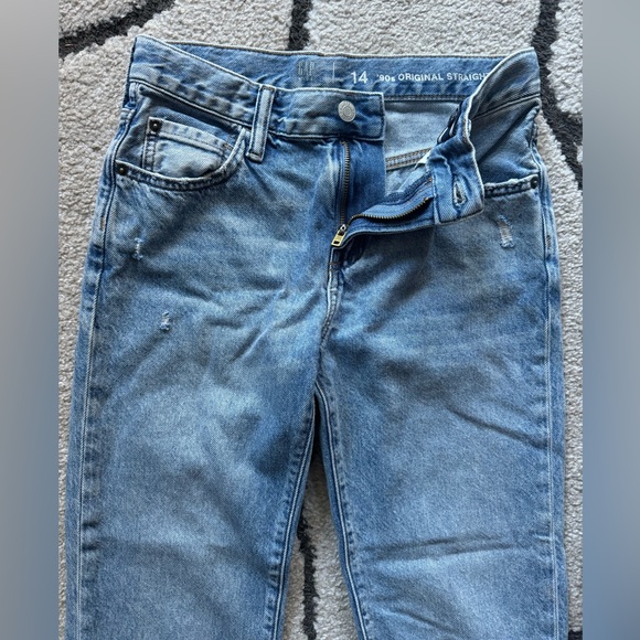 GAP Kids Mid Rise '90s Straight Jeans - Picture 5 of 7
